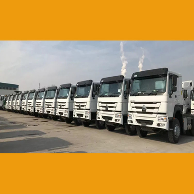 1 Jaar Na-verkoopservice Euro2 Trucks HOWO 371/375HP Dump Tipper Trucks Traktorkop