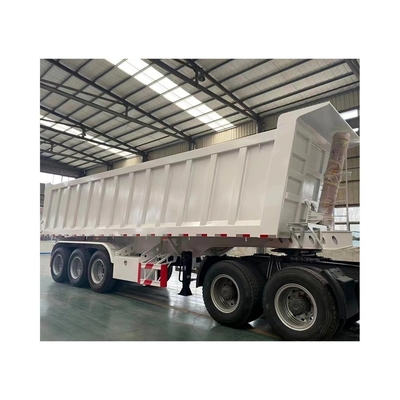 Staal zelfdumping trailer/ 4 assen 70 ton zware tipper truck dump tipping voor uw