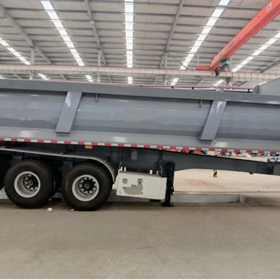 Staal zelfdumping trailer/ 4 assen 70 ton zware tipper truck dump tipping voor uw
