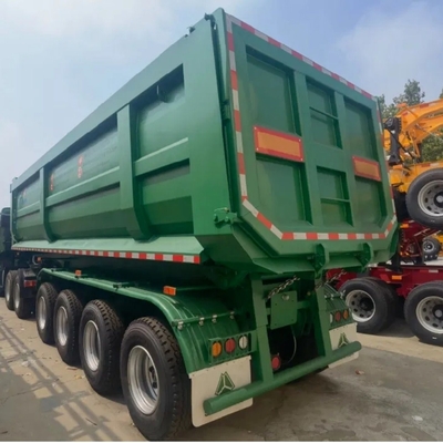 Staal zelfdumping trailer/ 4 assen 70 ton zware tipper truck dump tipping voor uw