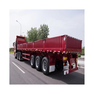 Ophanging Mechanische ophanging 3-assige U-vormige dump-half-aanhanger voor afvaltransport