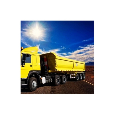 80-100 ton 45cbm achterste dumper aanhangwagen dump tipper half aanhangwagen voor het vervoer van steenkool