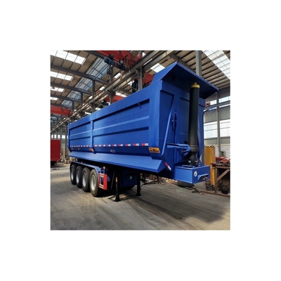 1 jaar naverkoopservice Hydraulische achterdumptrailer voor het vervoer van zware machines