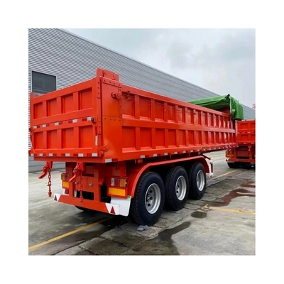 Custom U-type Dump Tipper Trailer 50tons 3 axle Dump Trailer ABS Anti-lockremsysteem