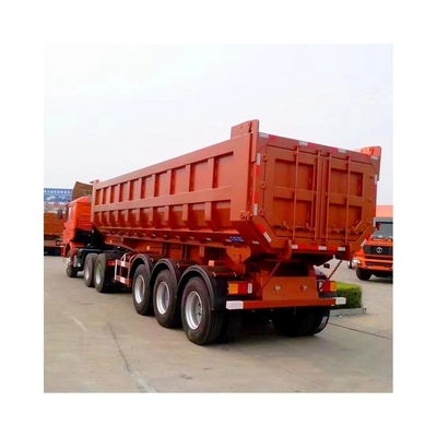 Custom U-type Dump Tipper Trailer 50tons 3 axle Dump Trailer ABS Anti-lockremsysteem