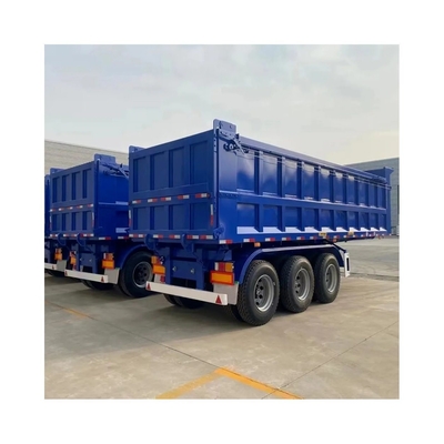 Custom U-type Dump Tipper Trailer 50tons 3 axle Dump Trailer ABS Anti-lockremsysteem