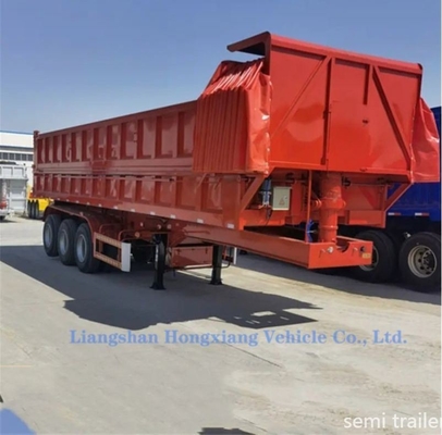 Steen en zand functie 3/4 as dumper tipping tandem hydraulische dump tipper trailer