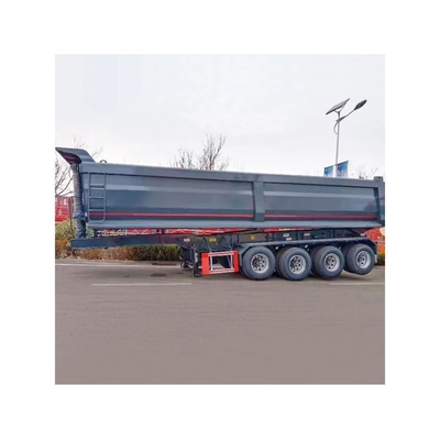 Transport Bulk cementpoeder High Dump Tipper halfrijtuig met 1,50m zijwand 35m3