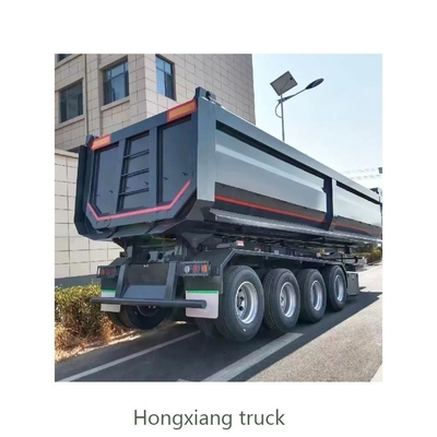 Semi-trailer met schorsing van het kruisarmtype voor een soepel en veilig bulkvervoer van cementpoeder
