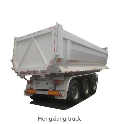 Truck Trailer Tipper Trailer Verkoop Zwaar werk 3 4 5 Assen 45 Kubische U-vorm Dump Tractor