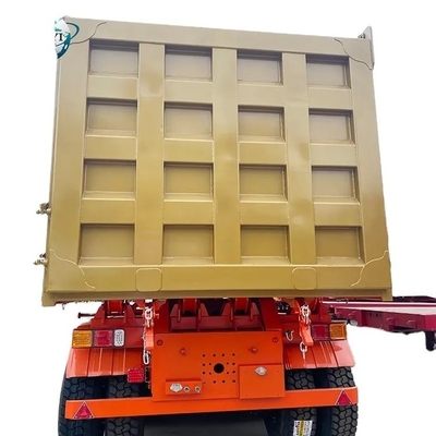 Side Tipping Tipper Truck Semi-trailer met 12 banden en geavanceerd hydraulisch systeem
