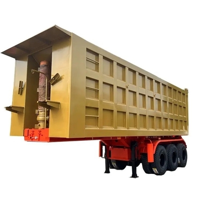 80 ton 3 4 as achterste kanteling aanhangwagen met 12 banden en ABS antiblokkeringssysteem