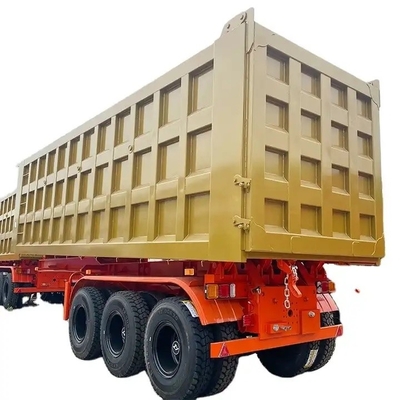 80 ton 3 4 as achterste kanteling aanhangwagen met 12 banden en ABS antiblokkeringssysteem