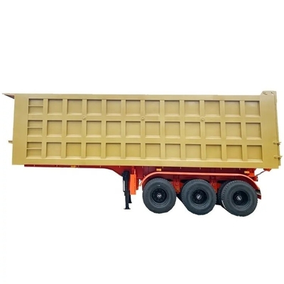 80 ton 3 4 as achterste kanteling aanhangwagen met 12 banden en ABS antiblokkeringssysteem