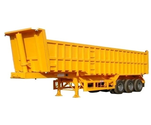 30cbm achterste kantelwagen met platbed ontwerp en drie-assige hydraulische zelf kantelen