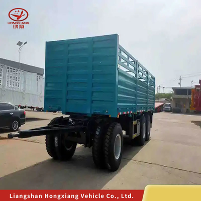 3 assen kantelend halfrol Achterste dump aanhangwagen 13500X3000X1550 mm met landingsbeen 28t
