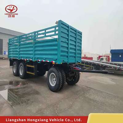 3 assen kantelend halfrol Achterste dump aanhangwagen 13500X3000X1550 mm met landingsbeen 28t