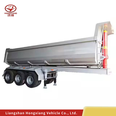 Semi-kippende vrachtwagens 28t Landing Leg Axles Tipper Dump Truck Trailers