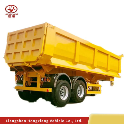 Flatbed Heavy Duty 13500X3000X1550 mm Traktor Hydraulisch eind Achterste Kipper Dump Semi-trailer