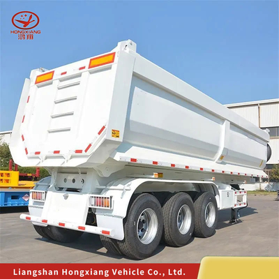 Flatbed Heavy Duty 13500X3000X1550 mm Traktor Hydraulisch eind Achterste Kipper Dump Semi-trailer