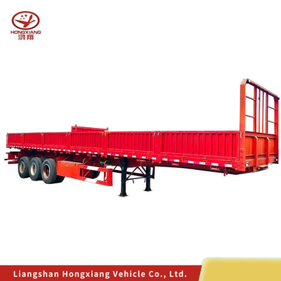 Achterste hydraulische kubieke meter U-vorm 4 assen Dump Trailers End Tipper Semi-trailer met 1