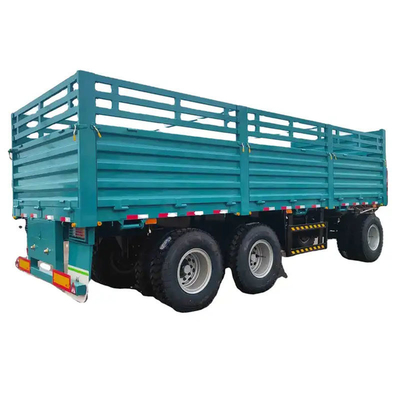 Achterste hydraulische kubieke meter U-vorm 4 assen Dump Trailers End Tipper Semi-trailer met 1