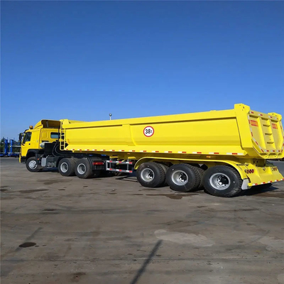 Mafal kubieke meter U-vorm dumptrailer tipper halftrailer vrachtwagen met loopvlak van 2240 mm