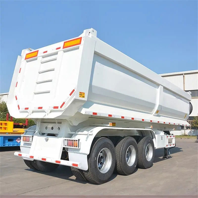 1 Jaar naverkoopservice Hydraulische lift platbed aanhangwagen met handmatig landingsbeen