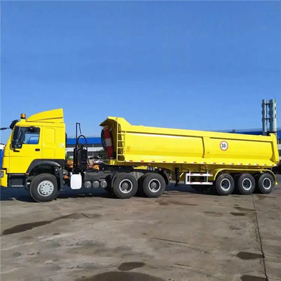 Tonne-dump-aanhangwagens-dump-truck-aanhangwagens met ABS-remsystemen