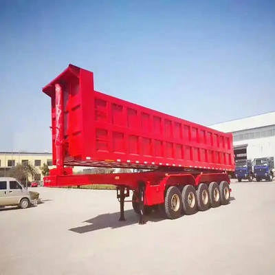 Tonne-dumptruck aanhangwagen aanhangwagen met ophanginstallaties van het type kruisarm