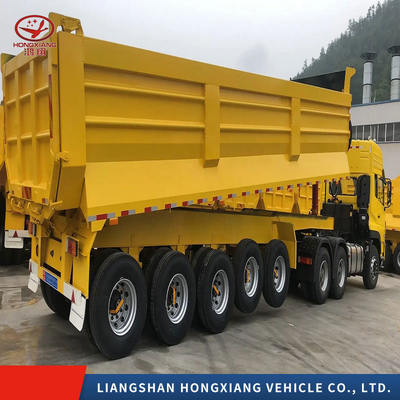 Truck Trailer Duty Dump Trailers U-vormige achterkant Tipper Dumper met aanpassing
