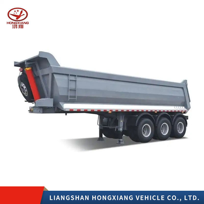 End Dump Trailers Farm Full Type Achterste Tipper Truck Trailer Flatbed met aanpassing