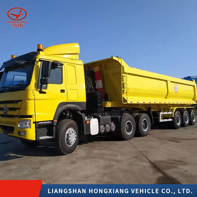End Dump Trailers Farm Full Type Achterste Tipper Truck Trailer Flatbed met aanpassing