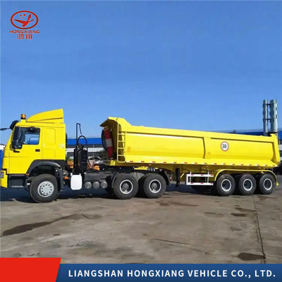 End Dump Trailers Farm Full Type Achterste Tipper Truck Trailer Flatbed met aanpassing