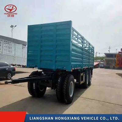 2/3/4 Assen Zwaar werk Tipper Semi-trailer Front Lifting Dump Semi-trailer met banden