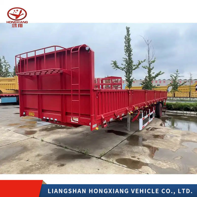 2/3/4 Assen Zwaar werk Tipper Semi-trailer Front Lifting Dump Semi-trailer met banden