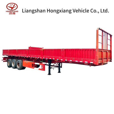 U-vorm dumptrailer tippertrailer zijdoos halftrailers voor bouwmaterialen