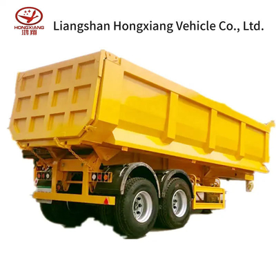 Flatbed Axle Dumper Semi Truck Dump Trailer Raadpleeg de klantenservice Flatbed