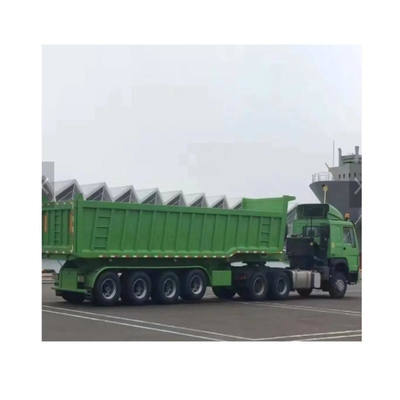 Hydraulische auto-hauler vervoerder transport half vrachtwagen aanhangwagen met twee snelheid landing been