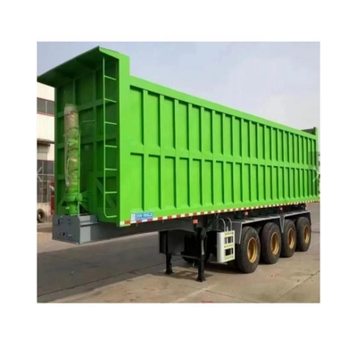 Hydraulische auto-hauler vervoerder transport half vrachtwagen aanhangwagen met twee snelheid landing been