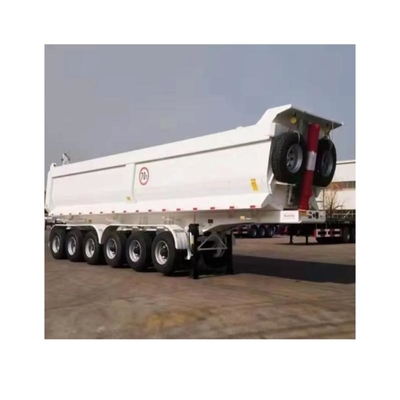 Hydraulische auto-hauler vervoerder transport half vrachtwagen aanhangwagen met twee snelheid landing been
