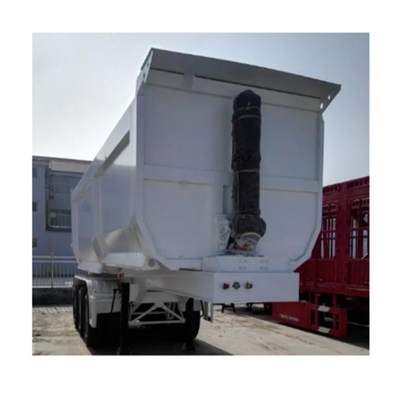 Hydraulische auto-hauler vervoerder transport half vrachtwagen aanhangwagen met twee snelheid landing been
