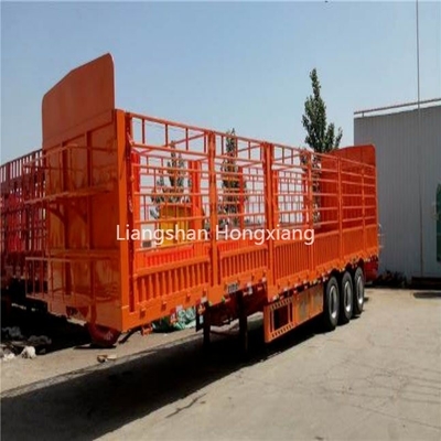40 voet platbed vrachtwagen aanhangwagen tri-as 40ft platbed half-aanhangwagen voor vervoer
