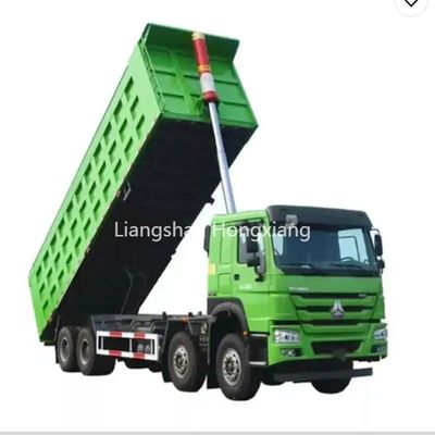 2/3/4 Assen Hydraulische kantelwagen Halve aanhangwagen voor zware bouwmaterialen