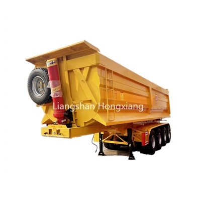 Cross Arm Type 40 Feet 2 3 Axles Flatbed Semi Truck Trailers Flatbed Trailers voor de scheepvaart