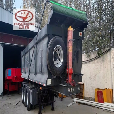 Dumptruck aanhanger 30tons 60tons Dumptrailer met 13t as en 1 jaar service na verkoop