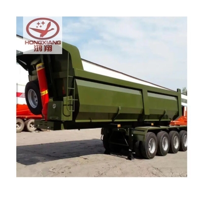 Flatbed hydraulische ophangwagen 60 kubieke meter zijdelings dumper voor binnen uw behoeften