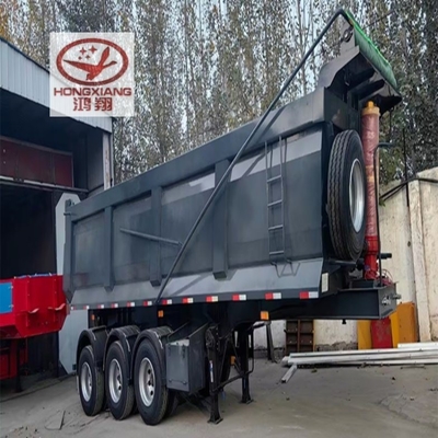 Treintype Double B Super Link Side Dump Semi-trailer met 1 jaar service na verkoop