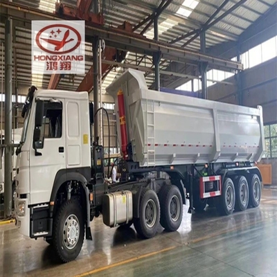 Treintype Double B Super Link Side Dump Semi-trailer met 1 jaar service na verkoop
