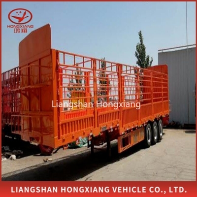 Voorste ophef-dump-half-aanhanger van 60 ton U-stijl 4 assen zware ophef-ophef-half-aanhanger